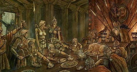 Yule cooking traditions in pagan cultures